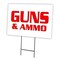 Signmission 16 in Height, 0.25 in Width, Coroplast, 16" x 12", C-1216 Guns & Ammo C-1216 Guns & Ammo - alternate 1